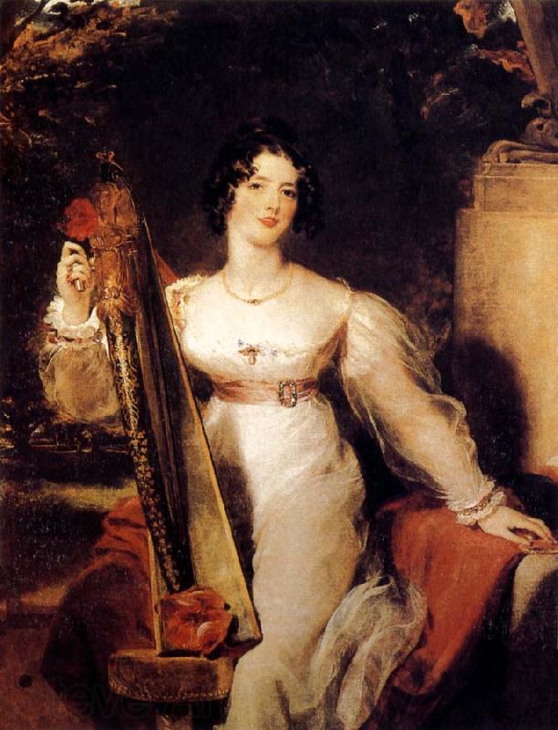 Sir Thomas Lawrence Portrait of Lady Elizabeth Conyngham Spain oil painting art